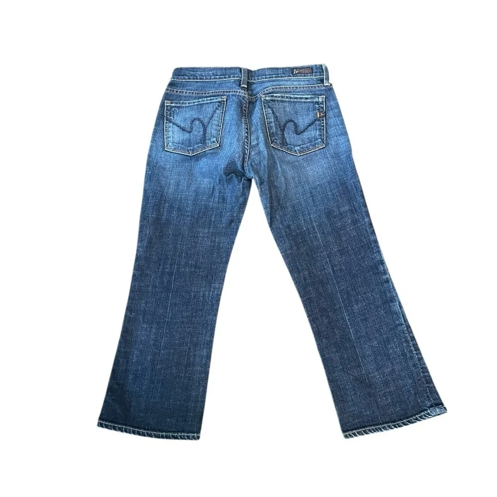 Citizens Of Humanity Kelly # 063 Low Waisted Cropped Stretch Size 27